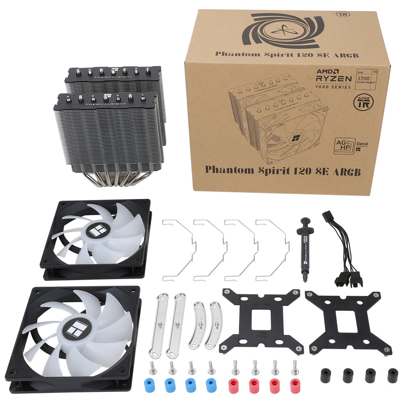 Thermalright Phantom Spirit 120 SE ARGB Dual Tower CPU Cooler (TMR-PS120-SE-ARGB)