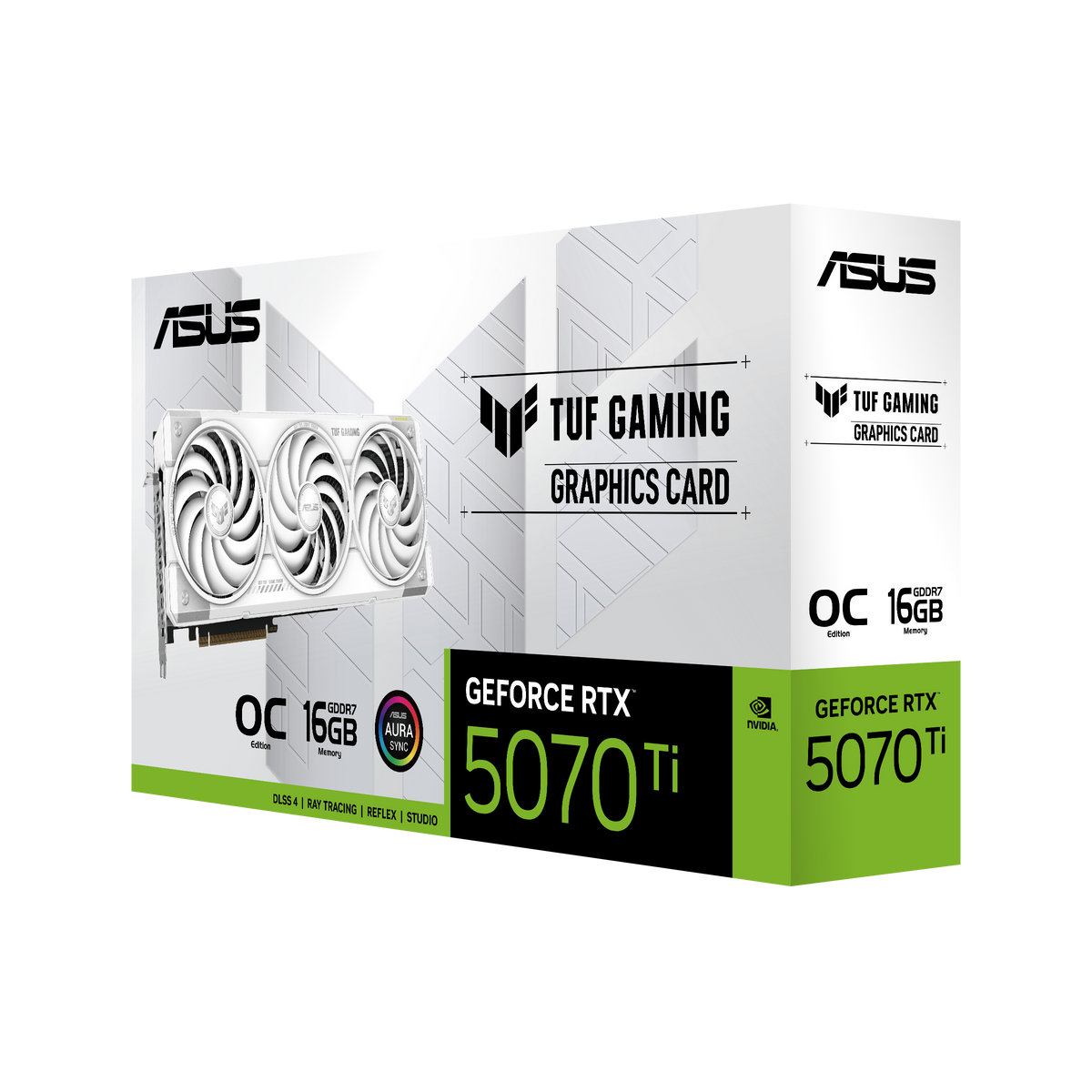 ASUS TUF GeForce RTX 5070 Ti OC White 16GB GDDR7 TUF-RTX5070TI-O16G-WH
