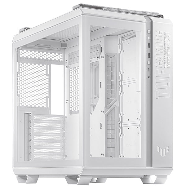 ASUS TUF GAMING GT502 White White Dual-Chamber Tempered Glass ATX Case CA-AGT502W 