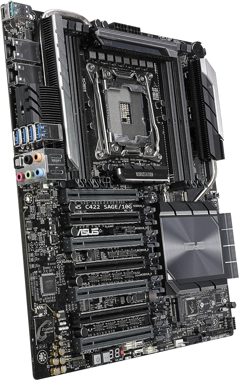ASUS WS C422 SAGE/10G Intel C422, LGA 2066 CBE Workstation Motherboard