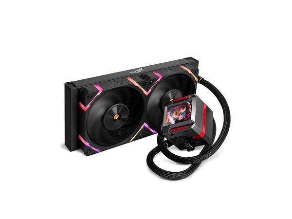 VALKYRIE E240 LOKI BLACK ARGB with LCD Display 240mm Liquid CPU Cooler