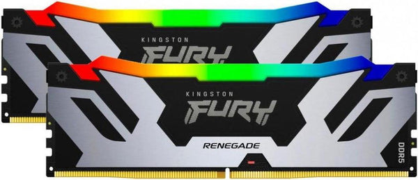 Kingston 48GB Kit (2x24GB) KF588CU42RSAK2-48 FURY Renegade RGB Silver 銀色 DDR5 8800MHz CL42 CUDIMM Memory *請查詢