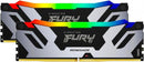 Kingston 48GB Kit (2x24GB) KF584CU40RSAK2-48 FURY Renegade RGB Silver 銀色 DDR5 8400MHz CL40 CUDIMM Memory *價錢請查詢
