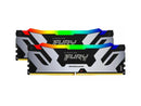 Kingston 64GB Kit (2x32GB) KF564C32RSAK2-64 FURY Renegade RGB Black 黑色 DDR5 6400MHz CL32 Memory