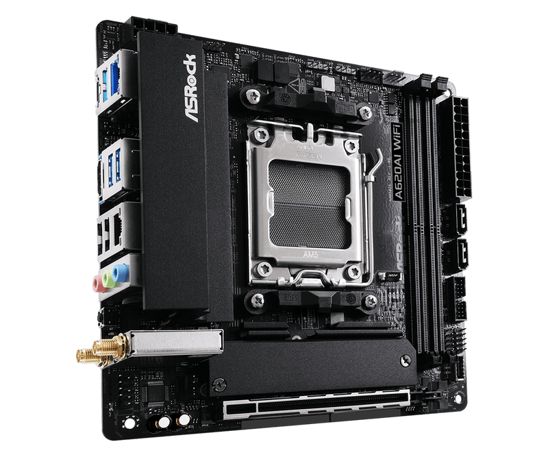 ASRock A620AI WiFi DDR5,Socket AM5 Mini-ITX Motherboard