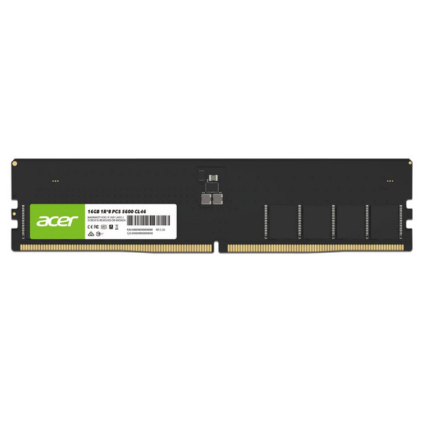 ACER 16GB (1x16GB) UD200 BL.9BWWA.422 DDR5 5600MHz UDIMM Memory (RM-AU5C16)