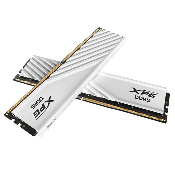 ADATA 32GB Kit (2x16GB) XPG LANCER BLADE White 白色 CL48 AX5U6000C4816G-DTLABWH DDR5 6000MHz Memory AMD EXPO & Intel XMP 3.0 (RM-LBC32W)