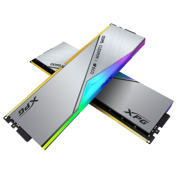 ADATA 48GB Kit (2x24GB) LANCER CUDIMM RGB AX5CU8400C4024G-DCLACRSG DDR5 8400MHz Memory Intel XMP 3.0 (RM-LCR5L48)