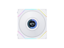 LIAN LI UNI FAN TL 120 LCD WHITE 120mm Reverse Blade 反葉 3 in 1 Case Fan UF-12RTLLCD3W