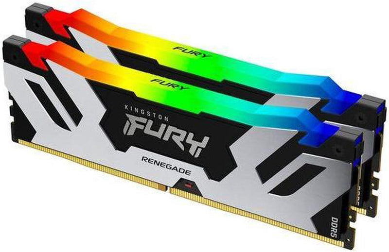 Kingston 48GB Kit (2x24GB) KF584CU40RSAK2-48 FURY Renegade RGB Silver 銀色 DDR5 8400MHz CL40 CUDIMM Memory *請查詢