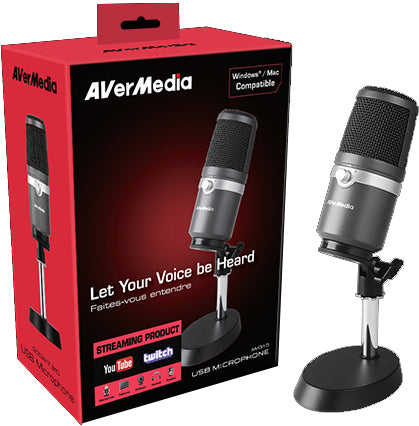 AVerMedia Professional & High Quality USB Microphone (AM310-Godwit)