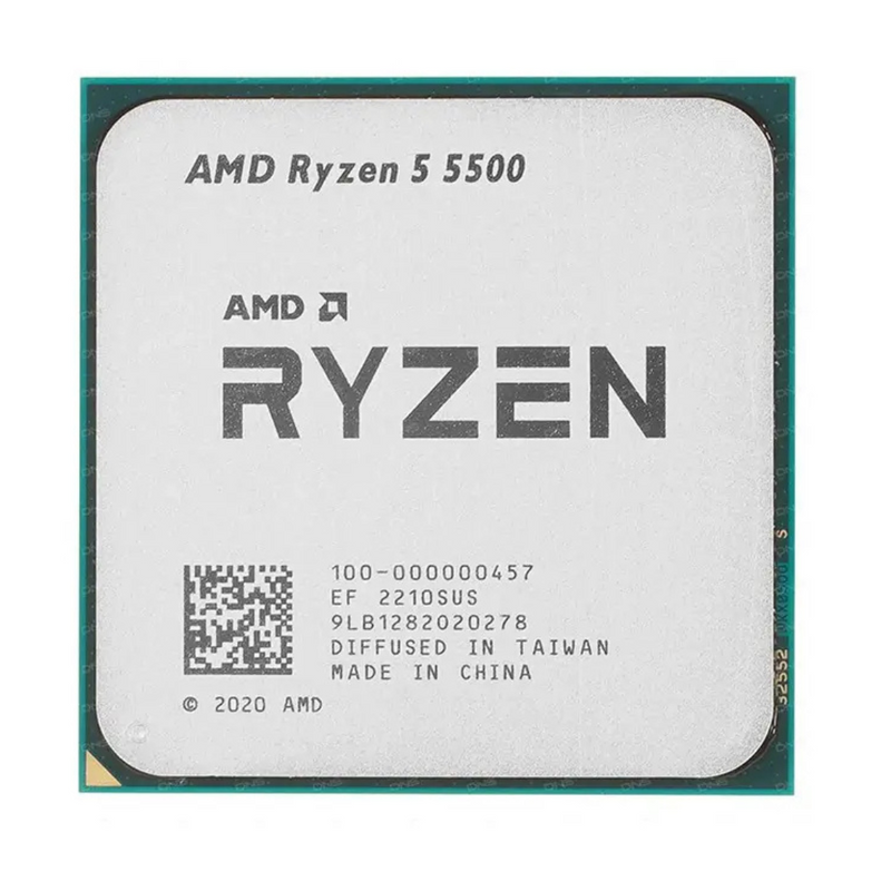 AMD Ryzen 5 5500 Tray Processor 6C 12T AM4 Socket Hong Kong licensed. 3 years warranty