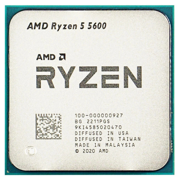 AMD Ryzen 5 5600 Tray Processor 6C 12T AM4 Socket 香港行貨.3年保養