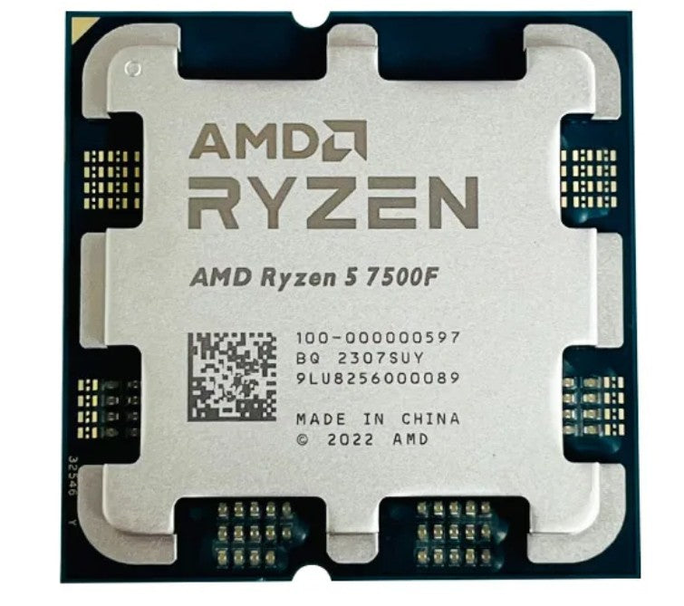 AMD Ryzen 5 7500F Tray Processor 6C 12T Socket AM5 licensed in Hong Kong. 3 years warranty 