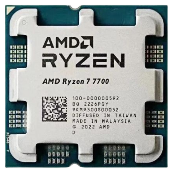 AMD Ryzen 7 7700 Tray Processor 8C 16T Socket AM5 Hong Kong agent. 3 years warranty