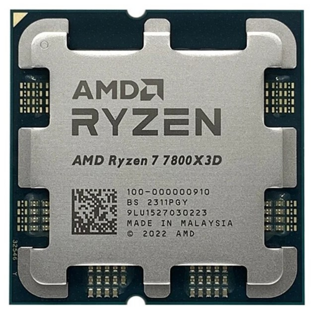AMD Ryzen 7 7800X3D Tray Processor 8C 16T Socket AM5 (CP-AT78X3D