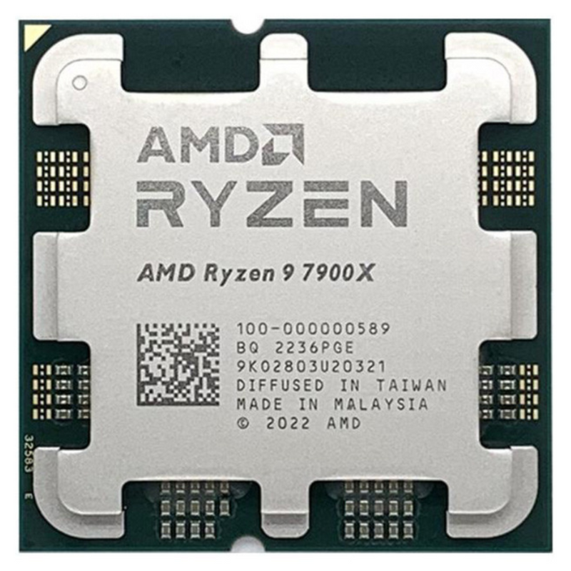 AMD Ryzen 9 7900X Tray Processor 12C 24T Socket AM5 香港行貨.3年保養