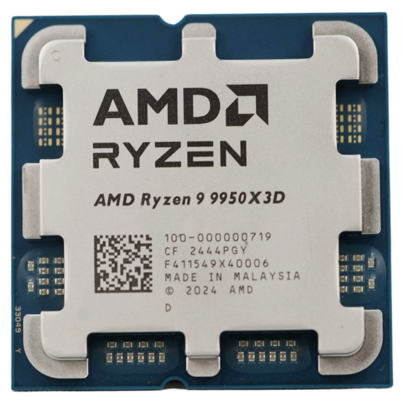 AMD Ryzen 9 9950X3D Tray Processor 16C 32T Socket AM5 香港代理.3年保養
