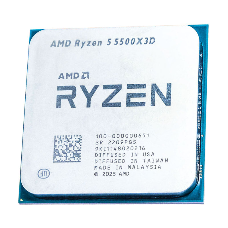 AMD Ryzen 5 5500X3D Tray Processor 6C 12T AM4 Socket (CP-AT55X3D