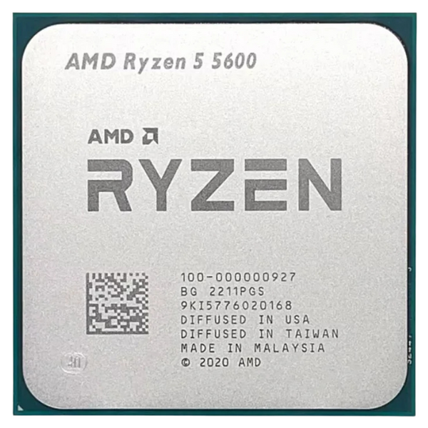 AMD Ryzen 5 5600 Tray Processor 6C 12T AM4 Socket 香港行貨.3年保養