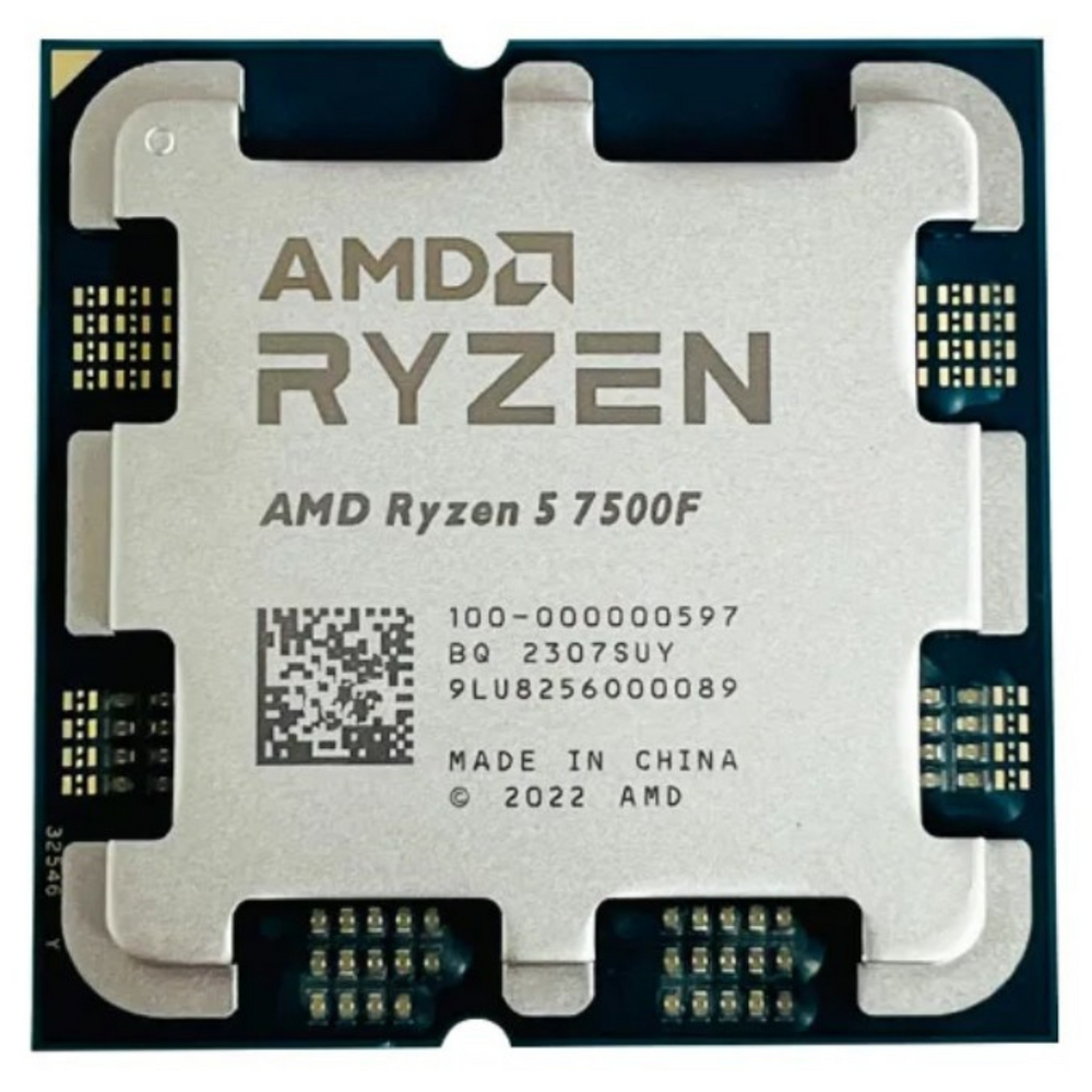 AMD CPU Ryzen 5 7500F　4点セット AMD Ryzen 5 7500F Tray Processor 6C 12T / 38 MB Cache / 3.7 GHz / Sock