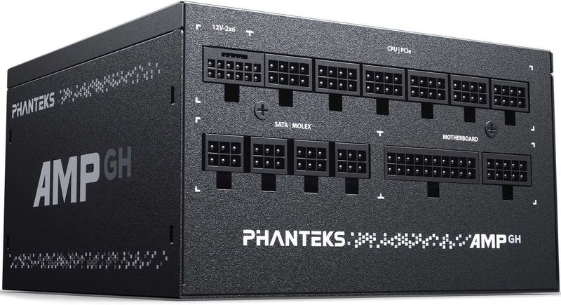 Phanteks AMP GH 850W ATX3.1 PCIe 5.1 80 Plus Gold Full Modular Power Supply - BLACK (PH-P850GH_BK01)