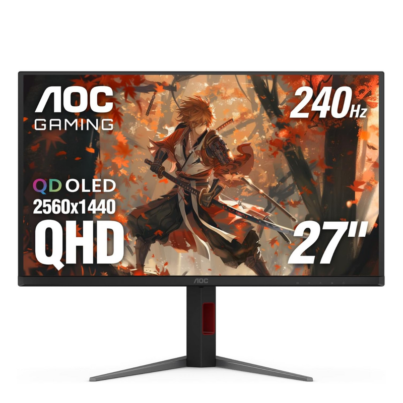 [最新產品] AOC 27" Q27G4ZD 240Hz 2K QHD QD-OLED (16:9) 電競顯示器
