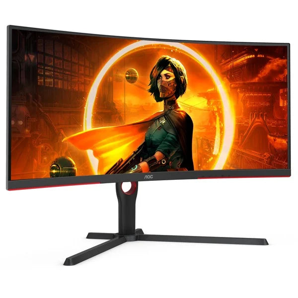 AOC 34" CU34G3S 165Hz 3440x1440 VA (21:9) 曲面電競顯示器
