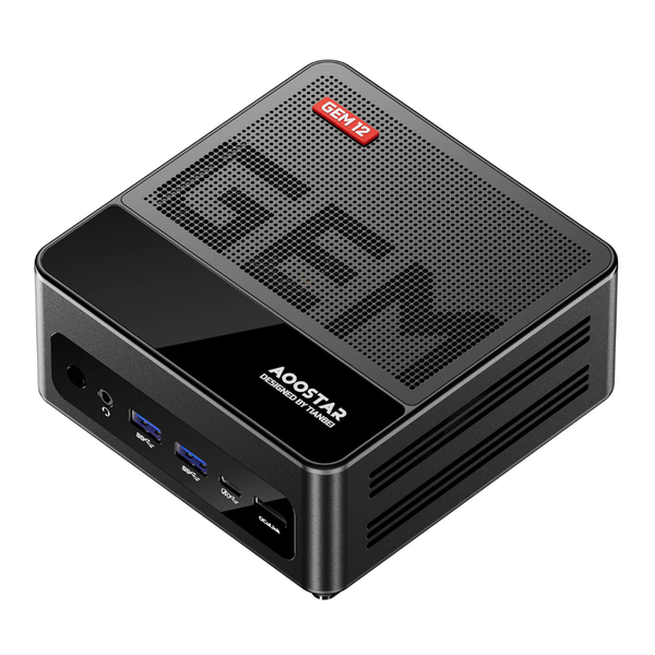 AOOSTAR GEM12 Max (16G+1T SYSTEM) Mini PC (AMD Ryzen 7 8745HS / 16GB D