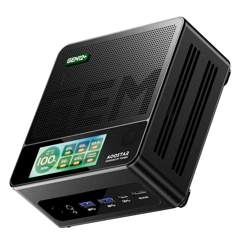 AOOSTAR GEM12+ PRO Mini PC (AMD Ryzen 7 Pro 8845HS / 32GB DDR5 Ram / 1TB SSD / Windows 11 Pro)