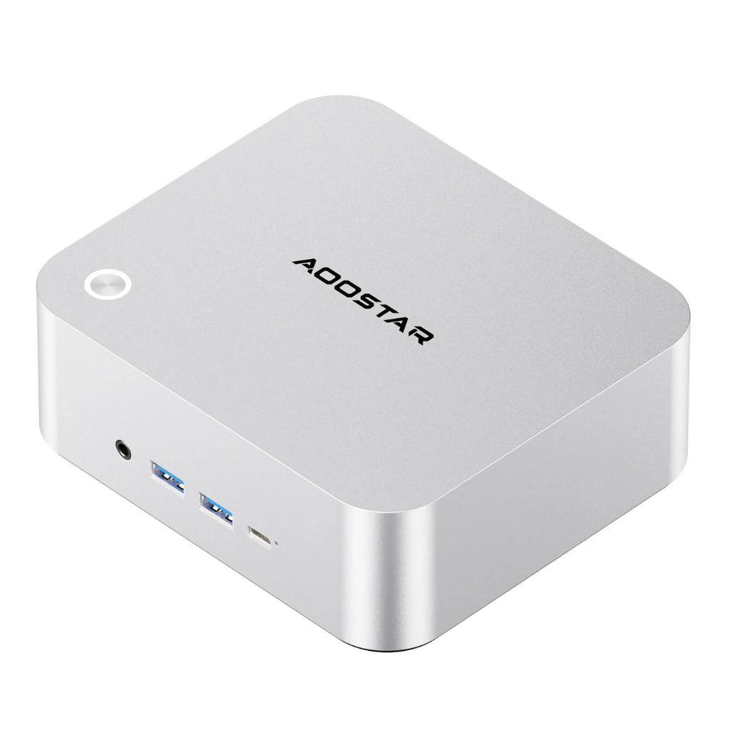 AOOSTAR Maco R7 6850H Mini Gaming PC – 24GB LPDDR5, 1TB SSD, OCuLink GPU-dock, Dual USB4, Vingerafdruk – Compact & Krachtig