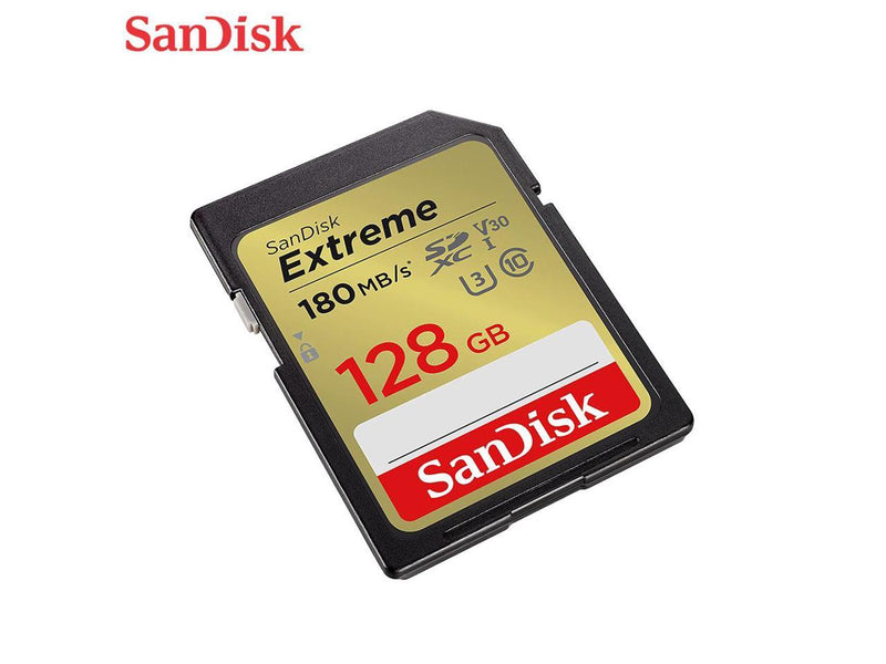 SanDisk 128GB Extreme SDXC (V30, UHS-I/U3, CL10, 180R/90W MB/s) SDSDXVA-128G-GNCIN 772-4534