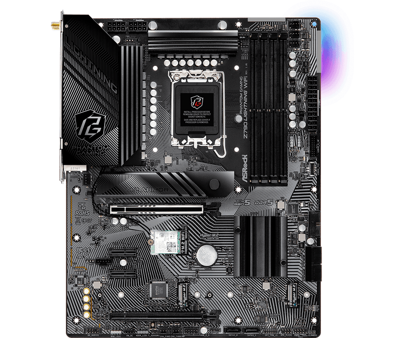 ASRock PHANTOM GAMING Z790 Lightning WiFi DDR5,LGA 1700 ATX Motherboard