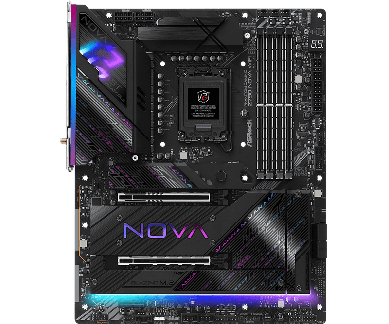 ASRock PHANTOM GAMING Z790 Nova WiFi7 DDR5,LGA 1700 ATX Motherboard