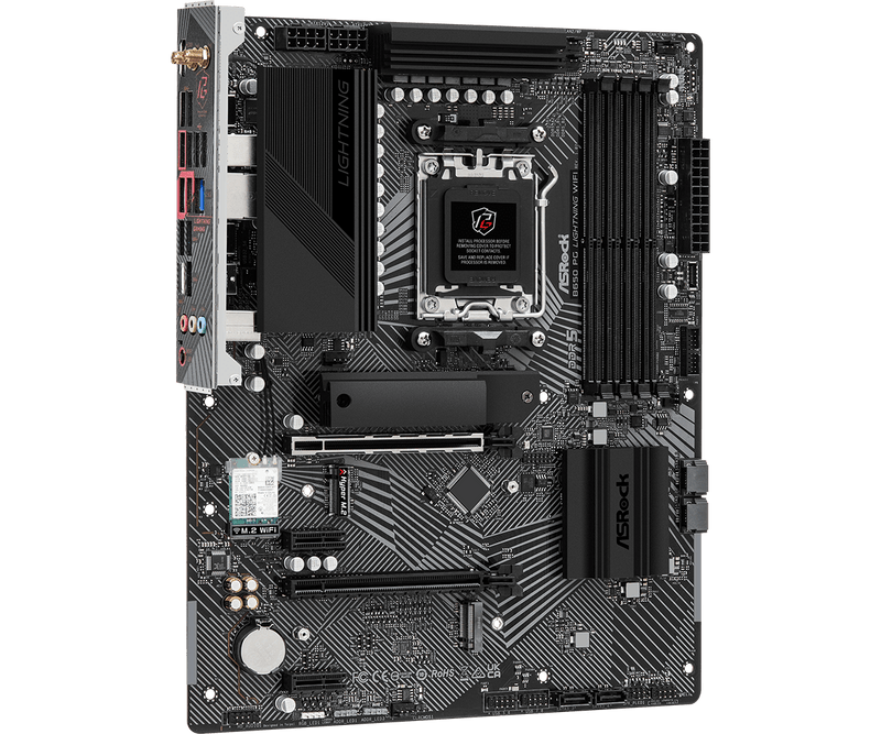 ASRock B650 PG Lightning WiFi DDR5,Socket AM5 ATX Motherboard 
