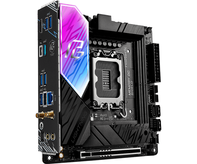 ASRock B860I Lightning WiFi DDR5,LGA 1851 Mini-ITX Motherboard
