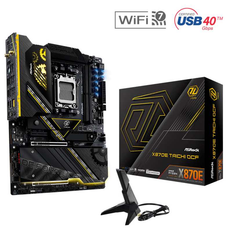 ASRock X870E Taichi OCF DDR5,Socket AM5 ATX Motherboard