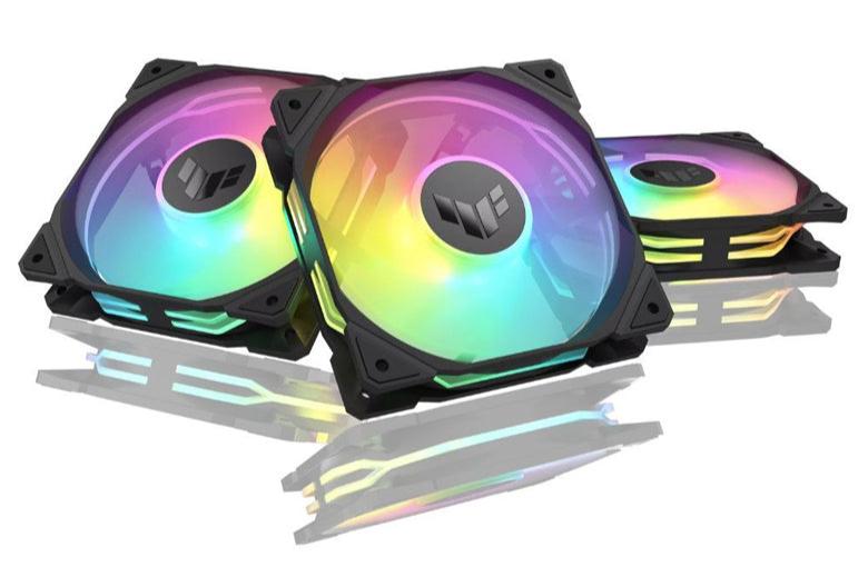 ASUS TUF Gaming TR120 BLACK black ARGB 12cm Case Fan - 3xFan Kit three fan combination (TH-ATTR36A) 