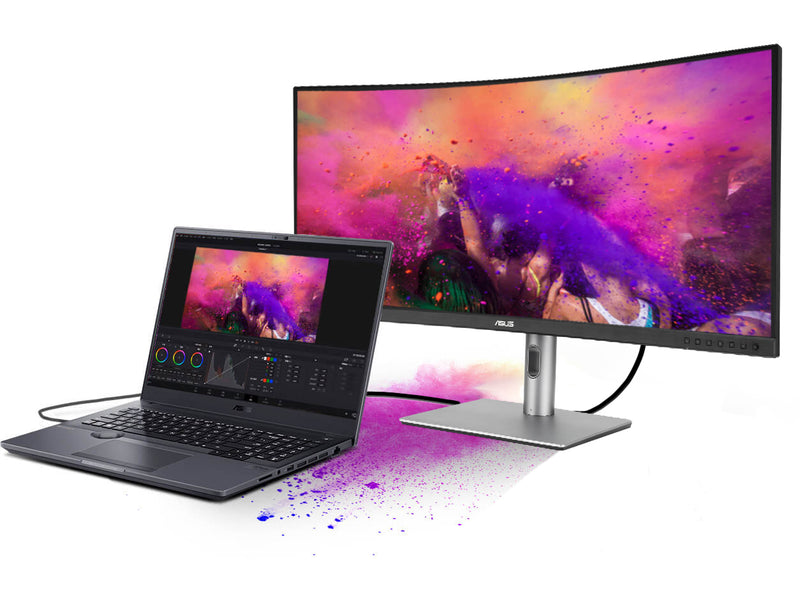 ASUS 34" ProArt PA34VCNV WQHD 3440x1440 2K W-LED 3800R UltraWide (21:9) 曲面專業顯示器 (MO-AP34VCN)