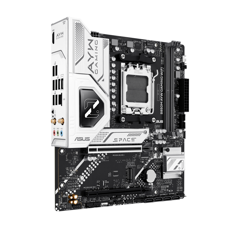 【電腦節搶購貨】ASUS B850M AYW GAMING WIFI DDR5,Socket AM5 mATX Motherboard (MB-BB85PMW)