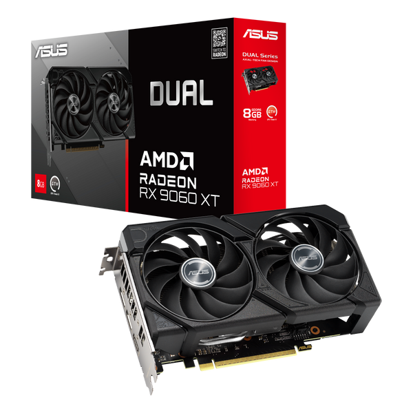 ASUS DUAL Radeon RX 9060 XT 8GB GDDR6 DUAL-RX9060XT-8G (DI