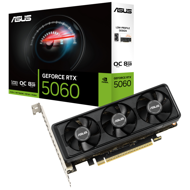 ASUS GeForce RTX 5060 LP BRK OC 8GB GDDR7 RTX5060-O8G-LP (DI-E5060L8)