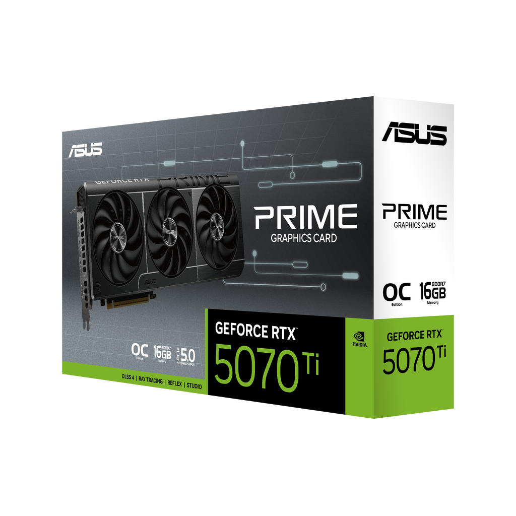 ASUS PRIME GeForce RTX 5070 Ti OC 16GB GDDR7 PRIME-RTX5070TI-O16G-GAMI