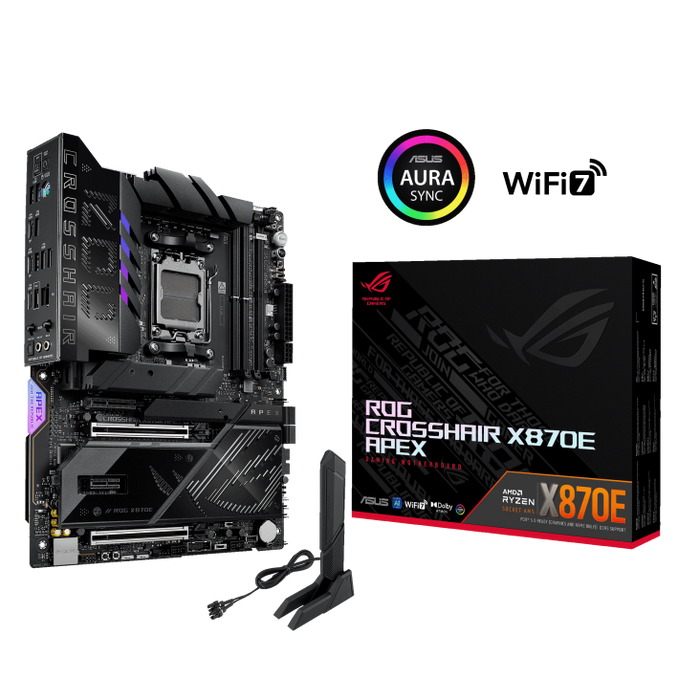 ASUS ROG CROSSHAIR X870E APEX DDR5,Socket AM5 ATX Motherboard (MB-BX8E