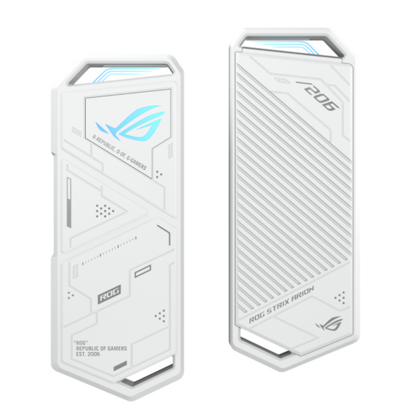 ASUS ROG Strix Arion ESD-S1C/WHT/G/AS 白色 M.2 NVMe SSD Enclosure USB3.2 GEN2 & Type-C (10 Gbps) HD-ARSAW