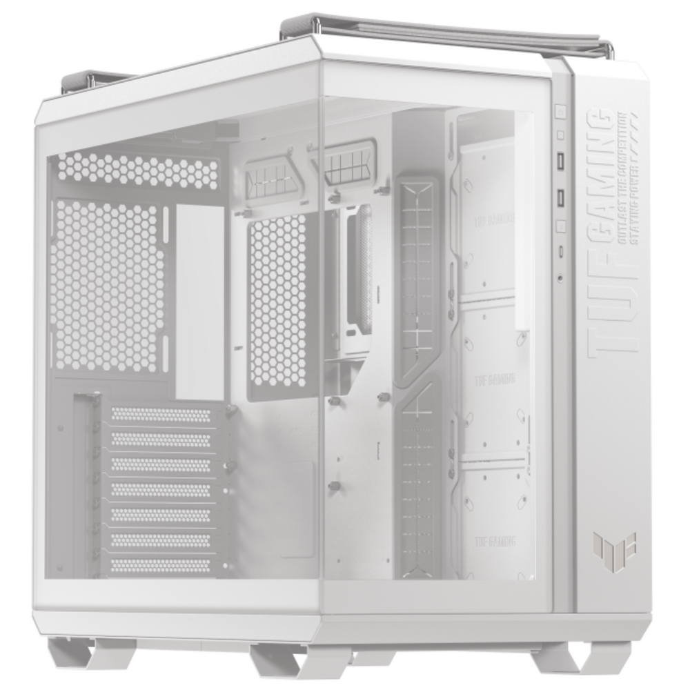 ASUS 　PCケース TUF Gaming GT502 Horizon　白色 ASUS TUF GAMING GT502 Horizon White 白色 Dual-Chamber Tempered