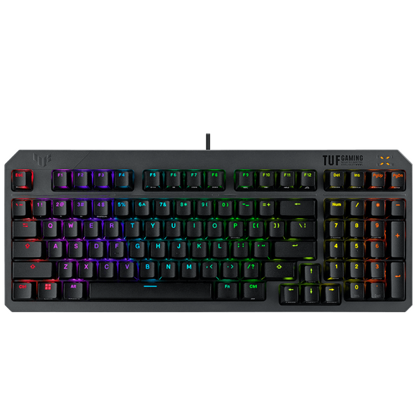 [最新產品] ASUS TUF Gaming K3 Gen II 97鍵 IP57防水機械式電競鍵盤 (光學紅軸 英文)