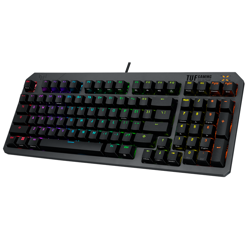 [最新產品] ASUS TUF Gaming K3 Gen II 97鍵 IP57防水機械式電競鍵盤 (光學紅軸 英文)