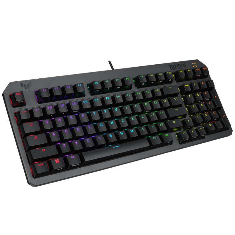 [最新產品] ASUS TUF Gaming K3 Gen II 97鍵 IP57防水機械式電競鍵盤 (光學紅軸 英文)