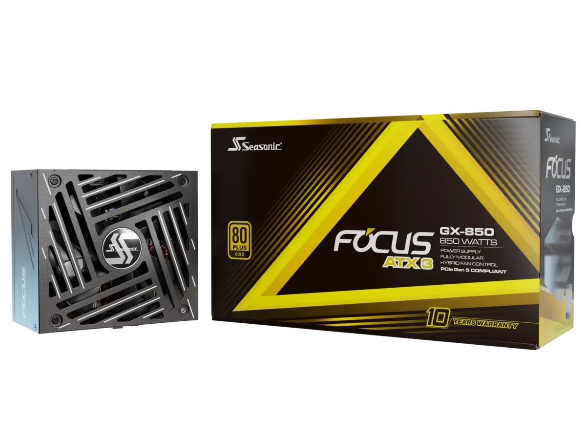 Seasonic 850W Focus GX-850 80 PLUS Gold, ATX 3.1, Full Modular Power S